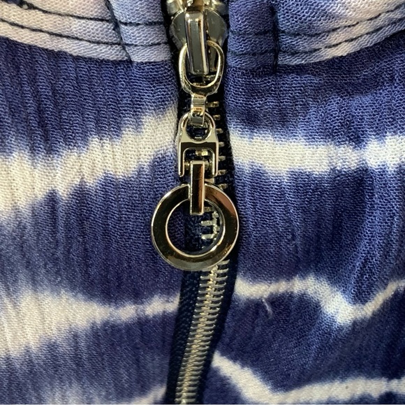 Truly Me Kids’ Tie Dye High-Low Tank Dress in Blue Multi - Picture 13 of 13